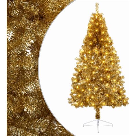 Albero di Natale Artificiale con Rami Pieghevoli 150 cm 150 LED vidaXL (1/5)