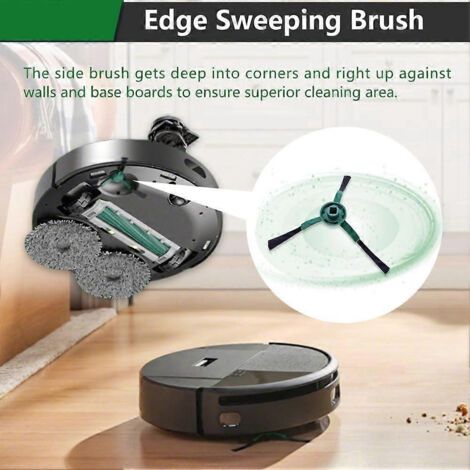 NALOOKAMIC Accessoires et pièces détachées pour iRobot Roomba Plus 405/505 : brosse principale, lingette et sac à poussière. (1/4)