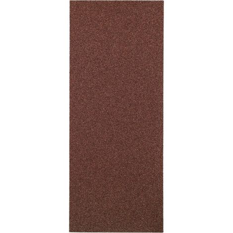 5 Bandes abrasives 115x280 mm, Corindon, Grain 60-180, Papier robuste, Bois et métal