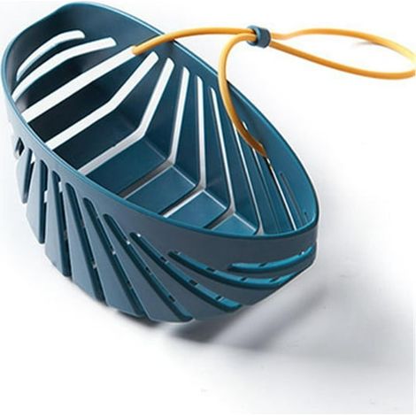 Adjustable Hanging Kitchen Sink Caddy Blue (1/4)