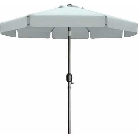 Marbueno Sonnenschirm Weiß Ø 300 cm UV-beständig