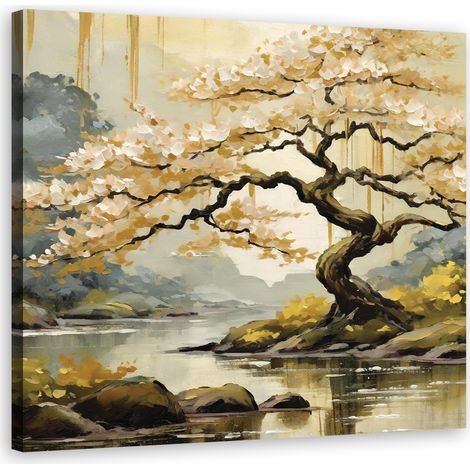 Tableau déco Japon Paysage Nature 60x60 (1/5)
