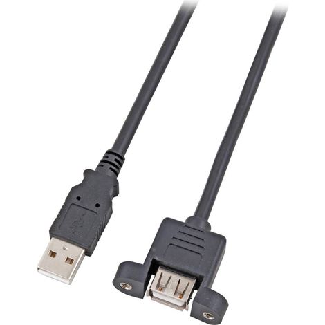 MANHATTAN Cavo adattatore USB2.0 A/A M/F da pannello 2 metri (1/2)