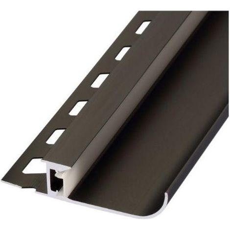 Profilé Aluminium Noir 2m pour Ruban LED - SILUMEN
