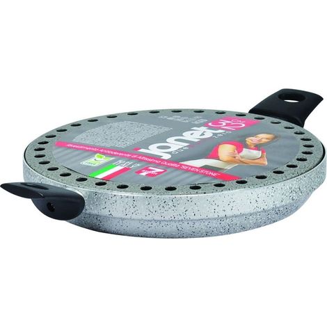 Trade Shop - Grillgrill mit Ø32cm-Aluminiumgriffe mit Antihaftbeschichtung 042788M - (1/2)