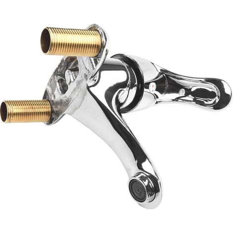 Mitigeur pour vasque - 105 cm - argenté - eau chaude/froide (1/5)