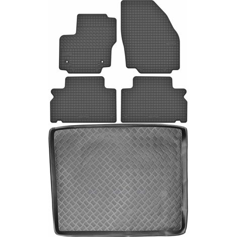 Juego de alfombrillas de goma para coche y maletero para Ford S-Max I VAN (2010-2014). (1/5)