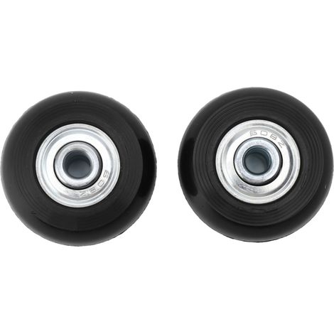 Roulettes pivotantes en caoutchouc, silencieuses, pour bagages, valises à roulettes, valises de voyage, réparation de roulements et remplacement de roues. Roues de 40 mm x 18 mm, vendues par paire (2 (1/5)