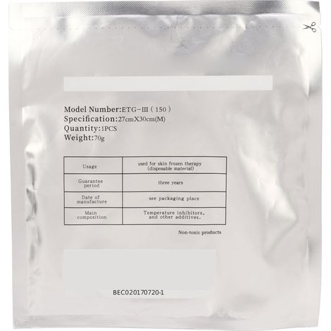 Membrane Épaississante Anti-Gel pour Machine de Cryolipolyse 70g (1/5)