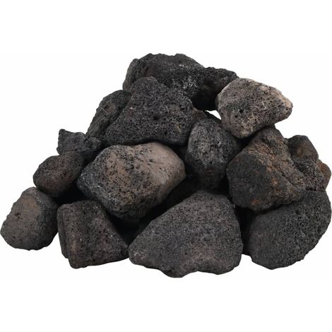 Volcanic Rocks 10 kg Black 5-8 cm vidaXL