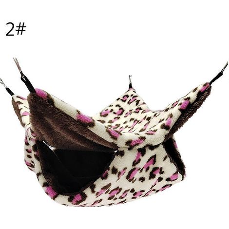 Nid suspendu pour hamster, lit de couchage chaud pour petits animaux, maison pour chinchilla - 2 (1/5)