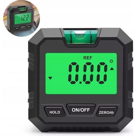 Digitale Wasserwaage ohne Markenbezeichnung mit LCD-Bildschirm und Magnet (1/5)
