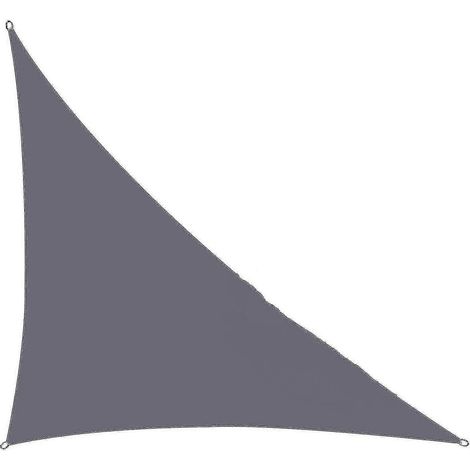 Offre exceptionnelle à petit prix Parasol de jardin imperméable, auvent triangulaire à angle droit, couverture de piscine anti-UV, gris - Gris Joyeux (1/5)