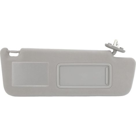 Jeffergarden Pare-soleil gris multifonctionnel, robuste et durable, avec éclairage et miroir, pour Land Cruiser Prado, côté droit : 7431060890B1, 74310 60890 B1
