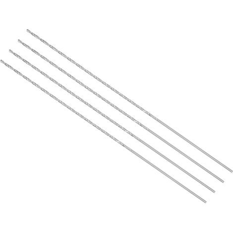 CoCud Extra Longue Torsion Perceuse Mèches,1.5mm Perceuse Mèche Diamètre 160mm Total Longueur,Haute Vitesse Acier Torsion-(pour Endurci Métal Boiseries Plastic Aluminium),4-Pièces (1/5)