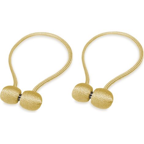 CALAMITA ferma TENDA SMART © TIEBACK fibbia per tende 2 PEZZI Oro (1/5)