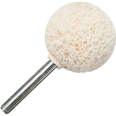 1 pièce tête de meulage pneu, 40 mm, grain corindon à bulles, tête râpeuse pour réparation de pneus, usage atelier automobile