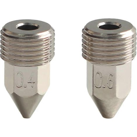 Hochleistungsdüsen 0,4 mm/0,6 mm für Hotend-Extruder aus gehärtetem Stahl