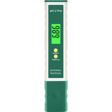 pH-mètre numérique, conçu pour la vérification régulière de l'acidité des échantillons liquides à usage domestique.-AquaForge (1/5)