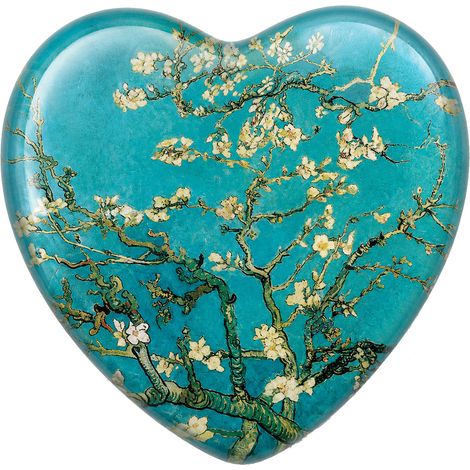 Presse-papiers en verre amandier en fleurs Van Gogh
