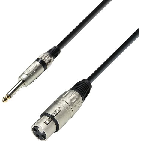 STAR3 XLR-Buchse auf Klinke 6.3 Mono Kabel 3m