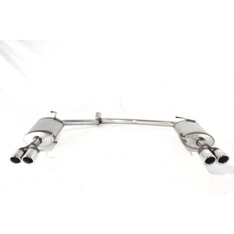 Duplex Echappement Ulter Audi A4 B8 de 2008 a 2015 2x70mm Inox-39009020