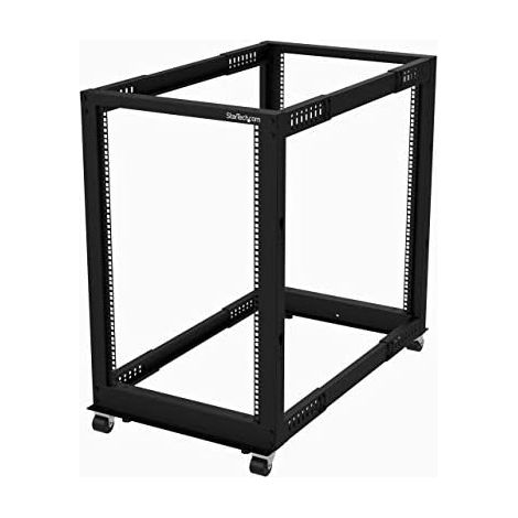 Startech Offenes Rack 18U Schwarz robustes Stahl 142 cm (1/2)
