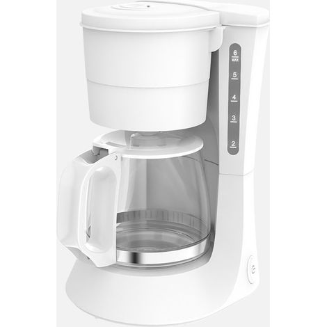 Cafetera De Goteo Xena 6 Tazas Blanco 600w Filtro Permanente (1/3)