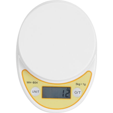 Balance électronique numérique 5kg/1g – Balance de cuisine portable pour cuisson et pâtisserie, balance de bijoux précise, accessoire de pesage alimentaire (1/5)