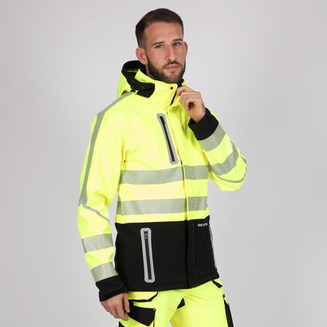 ASTRO BLOUSON DE TRAVAIL HAUTE VISIBILITÉ 1071 Jaune fluo XXL (1/5)