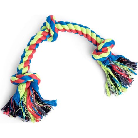 Giocattolo per cani con tre pulsanti sul guinzaglio (colore casuale) (1/2)