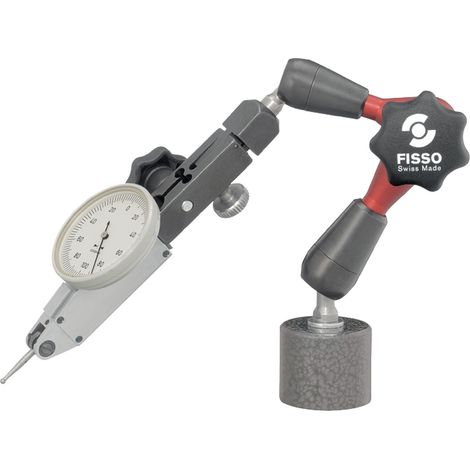 Magnetmessstativ STRATO-LINE R. 130mm Gesamt-H. 210mm Haftkraft 300 N FISSO (1/2)