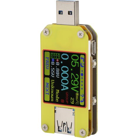 Spannungs- und Strommessgerät Typ C APP für USB3.0 Farbdisplay-Tester (UM34C) (1/5)