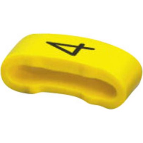 Phoenix Contact Clip de marcado amarillo cifra 4 poliamida
