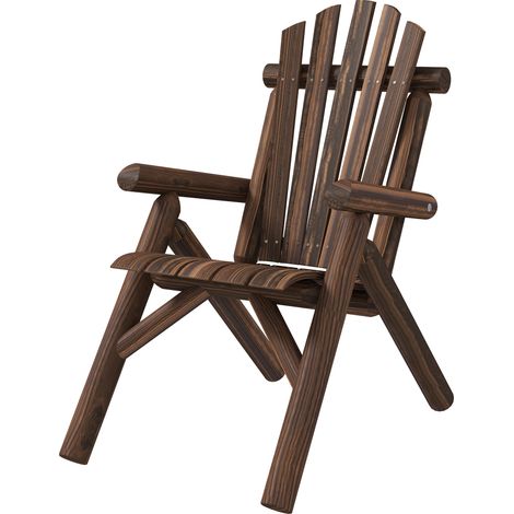 Chaise haute extérieur résistante intempéries 113 kg calcinée
