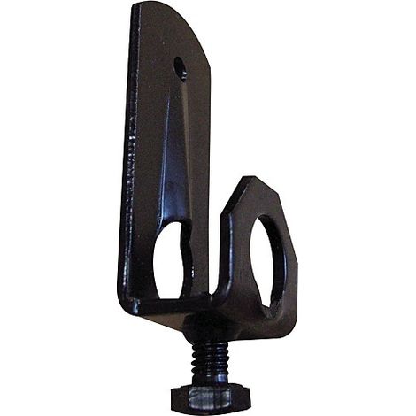 Butées standard renforcée pour arrêt de volet D. 12 x 50 x 3 mm - Noir - Boîte de 25 pcs (1/2)