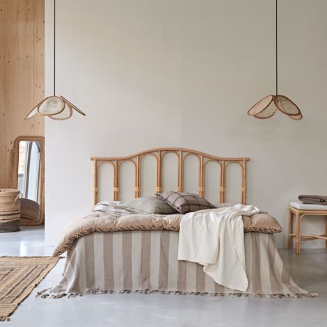 Tikamoon Ondine Tête de lit en rotin H 100 cm × L 160 cm × P 3 cm (1/5)