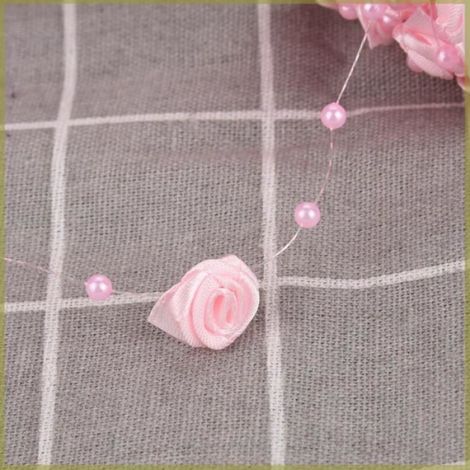 Cocosity Guirlande Perles Faux Rose 10m DIY Décoration Mariage (1/4)