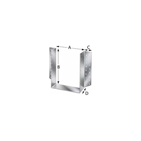 Colgador (zueco) de estructura BSD160/200 SST (por 20)