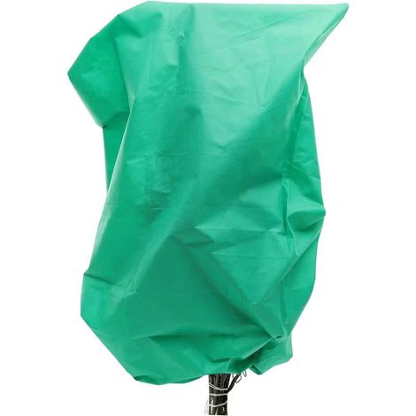 Lot de 2 housses de protection contre le gel pour plantes, 121 x 182 cm, grandes couvertures anti-gel avec fermeture éclair et cordon de serrage. (1/5)
