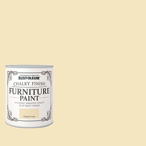 Rust-Oleum Chalk Chalky Furniture Paint Clotted Cream 2.5L
