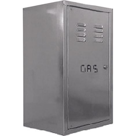 1PZ CASSONETTO CONTATORE GAS IN ACCIAIO ZINCATO - cm.33x25x53h. (1/2)