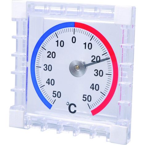 1 Thermomètre Pour La Fenêtre, Affichage Température, Design Compact, Intérieur Maison