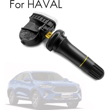(Noir) 1 x Capteur de pression des pneus pour véhicules compatibles avec GREAT WALL WEY VV5 VV6 VV7 P8 HAVAL F5 F7 F7X H7L H2S H4 H6 (2017-2020) 3641100XKR02A (1/5)