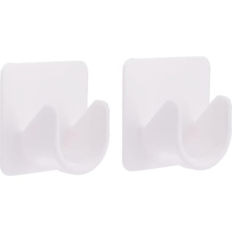 2 supports tringle douche autocollants télescopiques sans perçage robuste