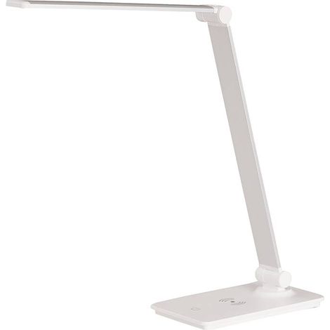 Flexo Led BIPO con cargador inalámbrico IQ, Blanco neutro, regulable (1/4)