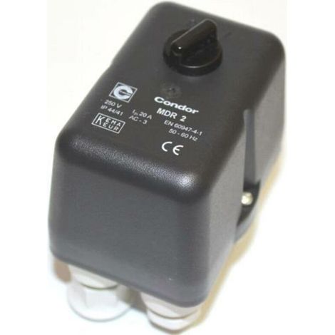 Interrupteur à pression 9063018 – 3/8 pouces IG – Pression max 12 bar – Réglable – Pour compresseur d'air – (1/2)