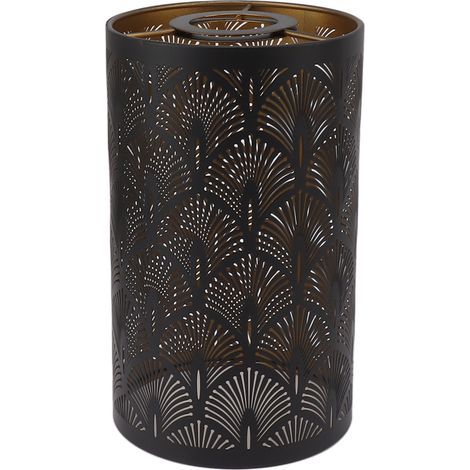 Abat-jour moderne en métal cylindrique ajouré E27 E26, abat-jour pour chambre à coucher et salon (1/5)