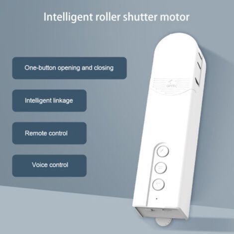 Moteur de volet roulant rechargeable avec contrôle par application (version Zigbee) (1/5)