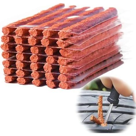 35pcs mèches crevaison voiture, kit réparation pneu, meche pneu crevaison, anti pour Voiture, Moto, Camionnette, tondeuse - (1/5)